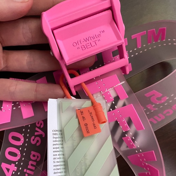 pink off white belt - Picture 6 of 8